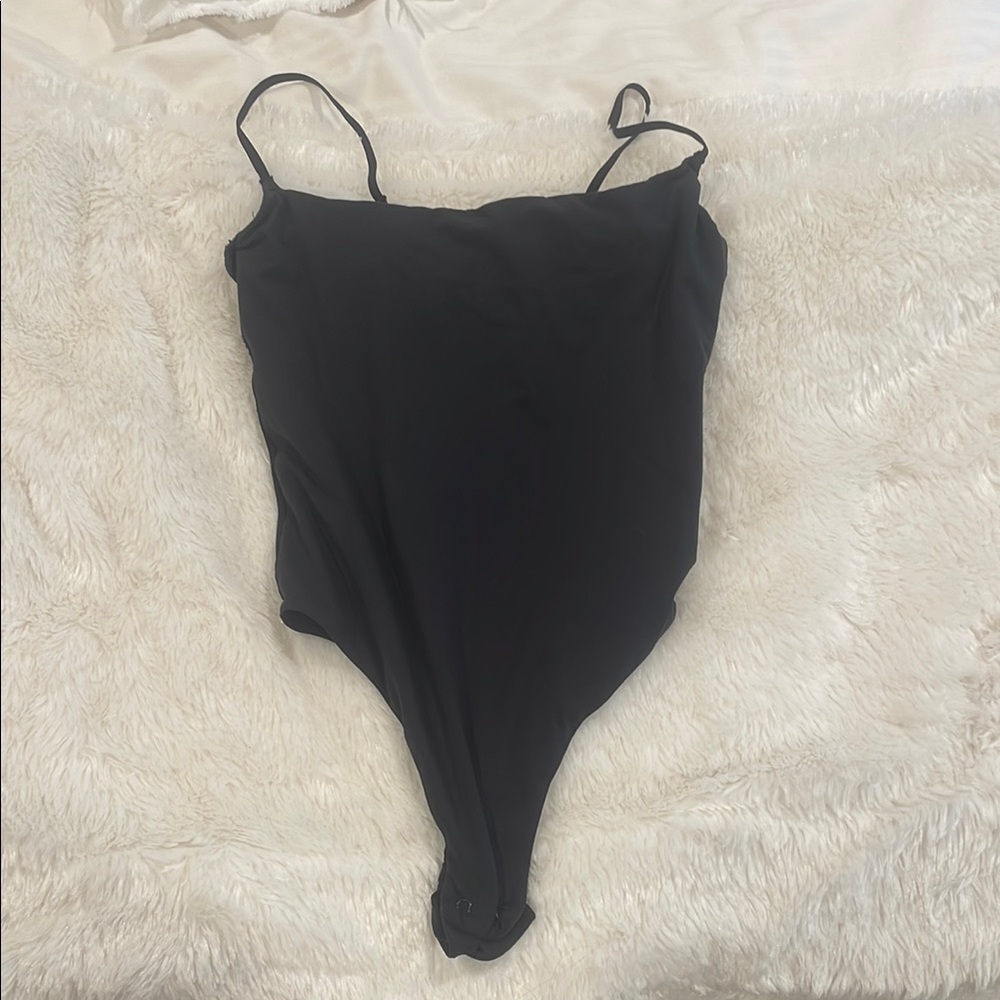 Skims black bodysuit size xs